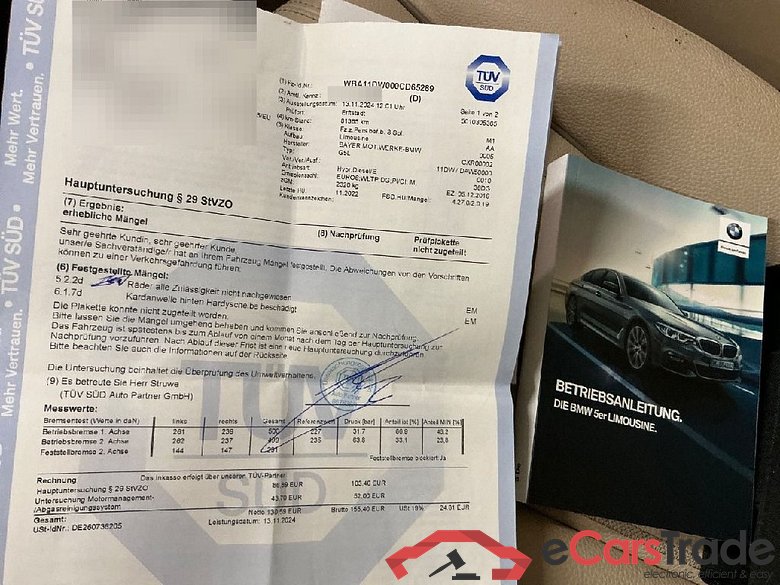 BMW 5-Serie ´16 Baureihe 5 Lim. 520 d Luxury Line 2.0 140KW AT8 E6dT #1