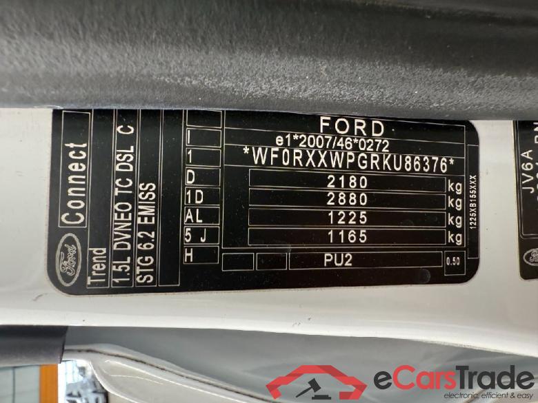 Ford _Transit Connect ´13 Transit Connect Kasten Trend 1.5 EcoBlue 55KW MT6 E6dT #5