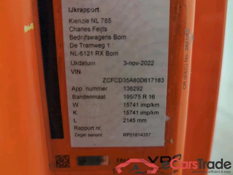 IVECO Daily 35C14H 2.3 2d Open Laadbak + laadklep #6