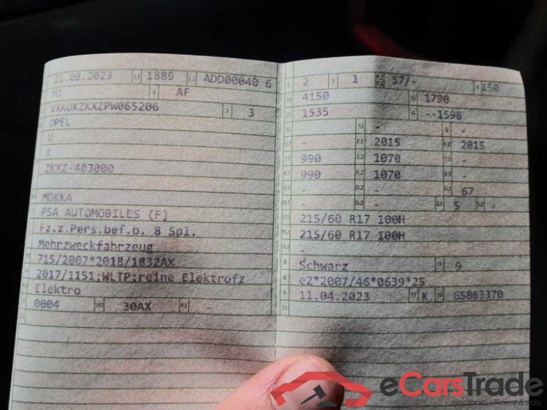 Opel Mokka (2020->) DE - SUV5 e, GS Line, 2020 - 2024 #3