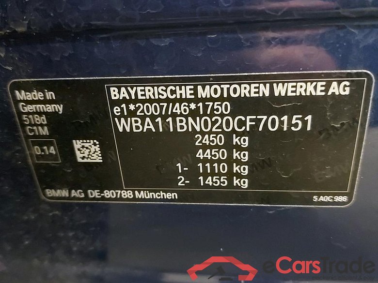 BMW - BMW 5 TOURING 518dA 136PK Luxury Line Pack Business With Heated Seats & Driving Assistance & Parking Assistant Pack & SunRoof #6