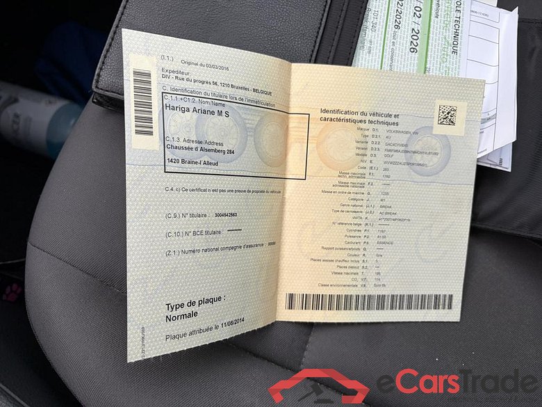 VOLKSWAGEN Golf VII Golf Comfortline 1.2 TSI BlueMotion Technology 81 kW (110 ch) 6 vitesses manuel #4