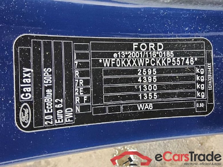 FORD Galaxy 2.0 EcoBlue S&S TITANIUM 5d 110kW #5