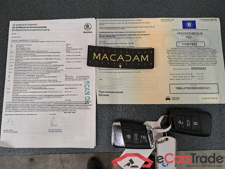 SKODA - SKO KODIAQ CRTDI 150PK DSG7 Ambition Pack Corporate & Kessy & Heated Seats & Rear Camera With PDC Front & Rear & 7 Seat Config #4