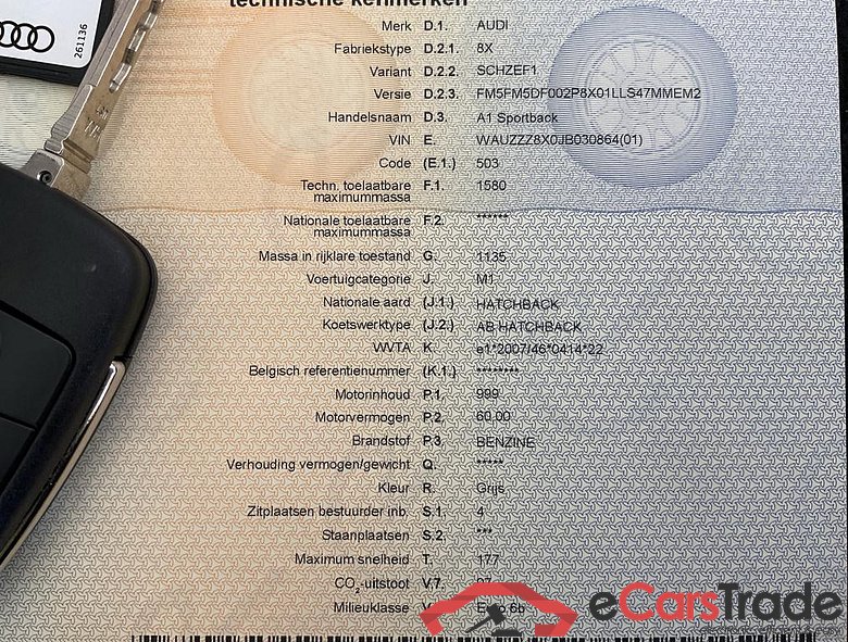 AUDI A1 Sportback Audi A1 Sportback 1.0 TFSI 60(82) kW(PS) 5-speed #3