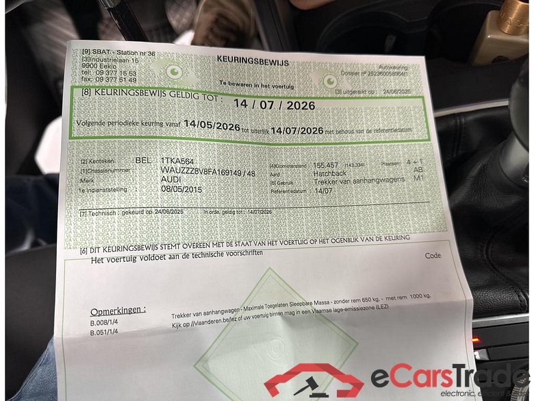 AUDI A3 Sportback Audi A3 Sportback Attraction 1.6 TDI ultra  81(110) kW(ch) 6 vitesses #5