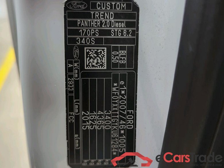 Transit Custom Kasten 340 L1 Trend 2.0 TDCi 125KW AT6 E6dT #4