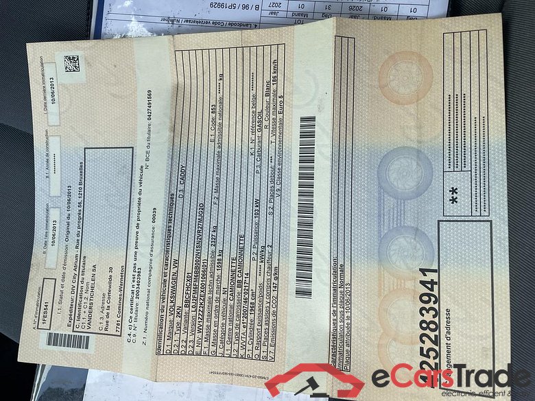 VOLKSWAGEN Caddy Maxi Van Caddy Maxi panel van, wheelbase 3,006 mmengine: 2.0 l TDI 103 kW, transmission: 6-speed #4