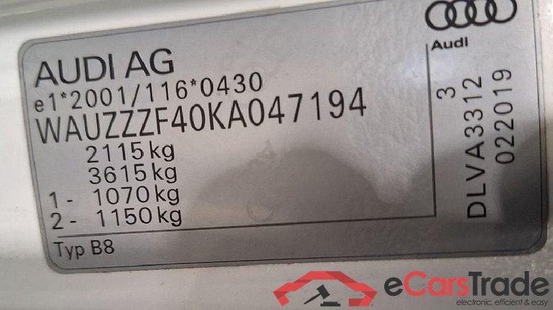 A4 Avant 40 TFSI sport 2.0 TFSI 140KW AT7 E6dT #5