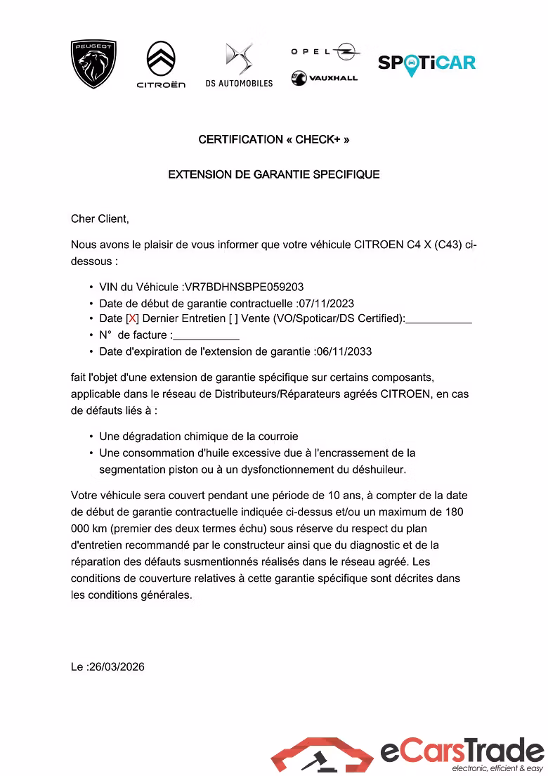 C4X (2022) PureTech 130 S&S EAT8 Feel Pack / GARANTIE CONSTRUCTEUR 10 ANS VOIR PHOTO 2 #2