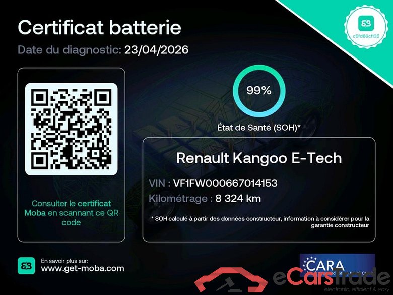 RENAULT Kangoo Express / 2013 / 3P / Fourgonnette Z.E. Confort Achat Integral - 19 #2