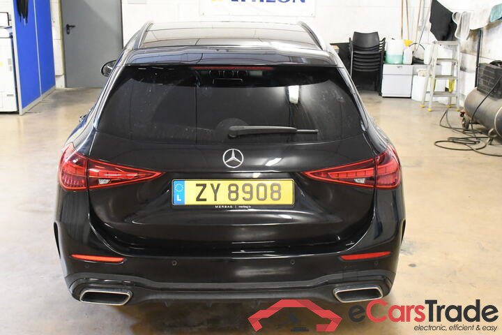 Mercedes-Benz C 200d AMG Night Aut. Pano LED-Xenon Widescreen Ambient Navi Sport-Leather KeylessGo Camera Klima PDC ... #3